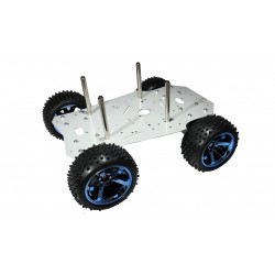 Base robotique métal 4 roues motrices BUGGY