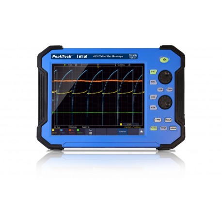 Oscilloscope portatif 4 voies 100 MHz PeakTech® P 1212