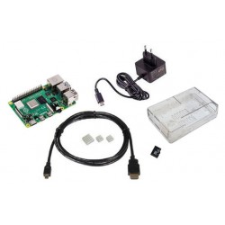 NinkBox Raspberry Pi 4 Modèle B, 4G RAM+64G Carte Mémoire, Starter Kit  Complet: Carte Mère, Ventilateur, Boîtier Noir, Dissipateur, Alimentation  avec Interrupteur, Câble HDMI Raspberry Pi 4 b+ : : Informatique