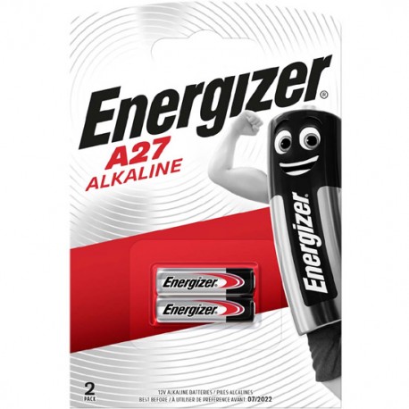 Blister de 2 piles alcalines Energizer 12 V ( A27 )