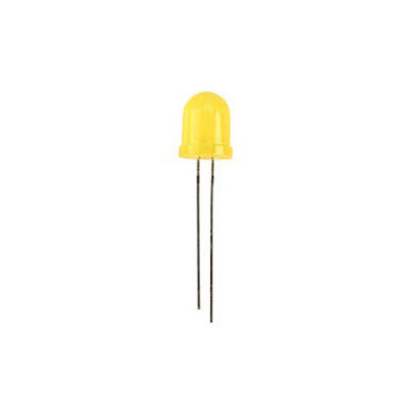 Led jaune 8mm (sans résistance nécessaire)