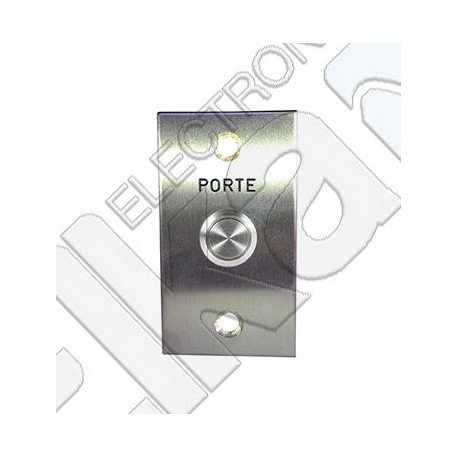 Plaque inox 90x50 mm pour PB - 1