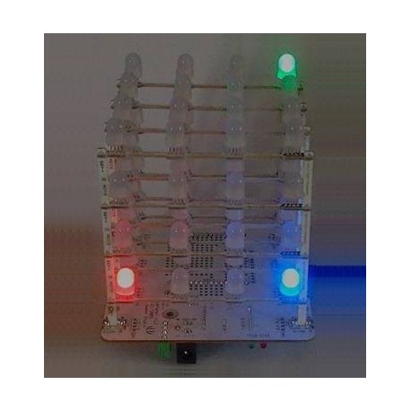 Kit Rainbow Cube - 4 x 4 x 4 (leds RGB) - 1