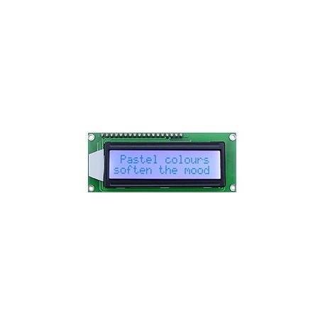 DS-LCDD5 afficheur alphanum. 2 x 16 carac. RGB à commandes I2C/série