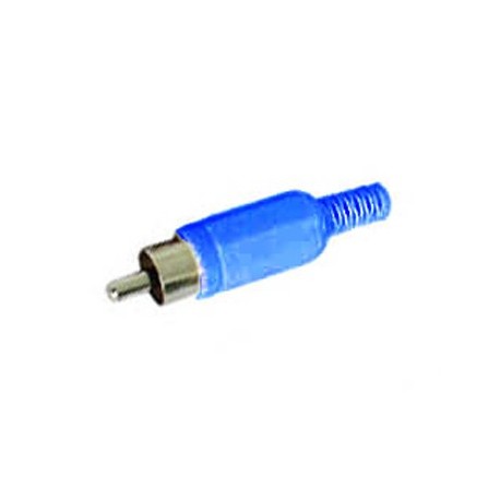 Connecteur RCA mâle (bleu) - 1