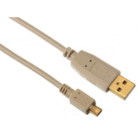 Cordon USB A mâle - micro-USB B mâle (2,5m)  - 1