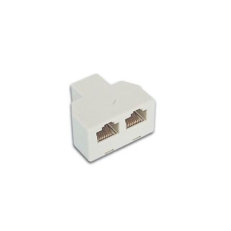 Adaptateur RJ45 femelle - 2 x RJ45 femelles - 1