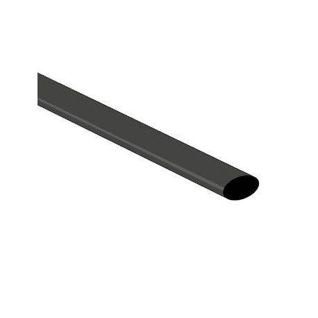 Gaine thermo rétractable 6.4mm (noir)