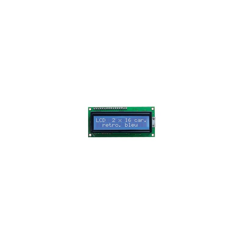 Afficheur LCD 2 lignes de 16 caractères