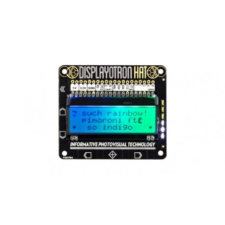 Module LC alphnumérique Display-O-Tron HAT pour Raspberry