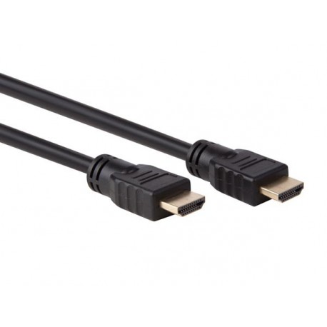 Cordon HDMI droit (0,75 m) - noir