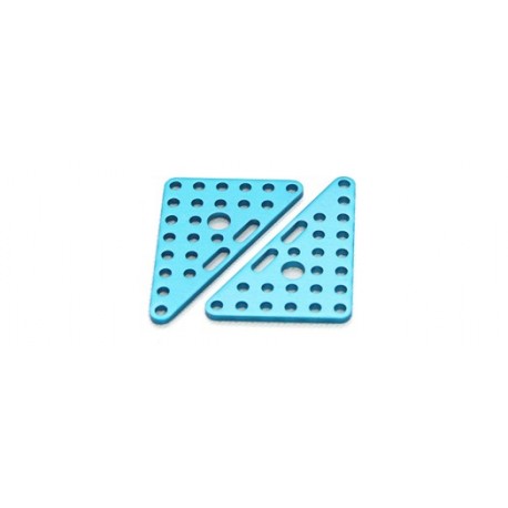 MAK61408 Triangle Plate 6x8-Blue pour apprentissage STEM et robotique