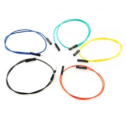 Jeu de 10 straps flexibles M-F (30 cm) - 1