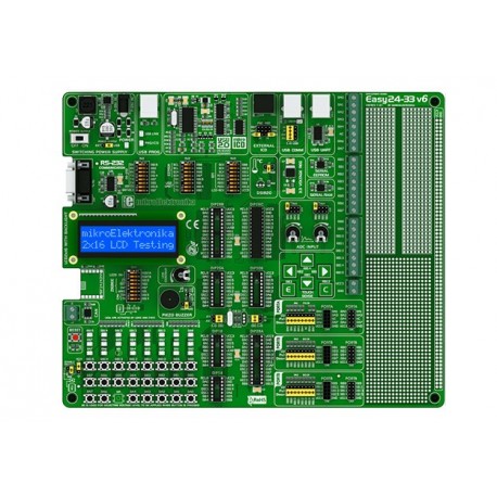 Starter-kit Mikroelektronika "Easy24-33 V6" pour PIC24 / dsPIC33