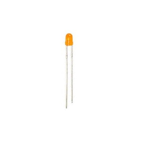 Led standard 3mm - orange diffusant - 1