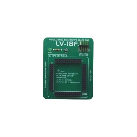 Platine d'expérimentation pour LV-18FJ - Mikroelektronika