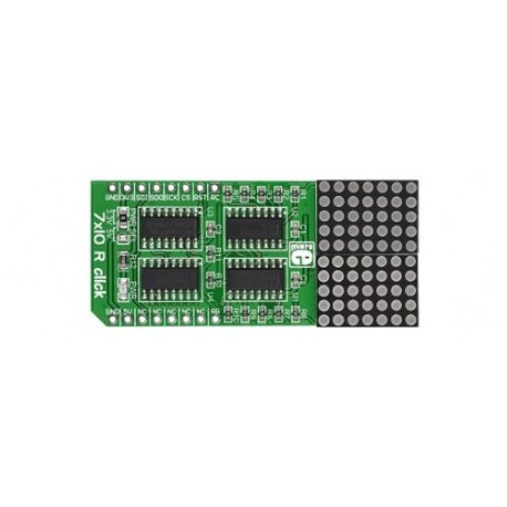 Module matrice leds jaunes 7x10 Y click MIKROE-2790