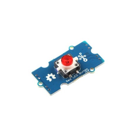 Module Grove Bouton-poussoir à Led rouge 111020044 pour arduino