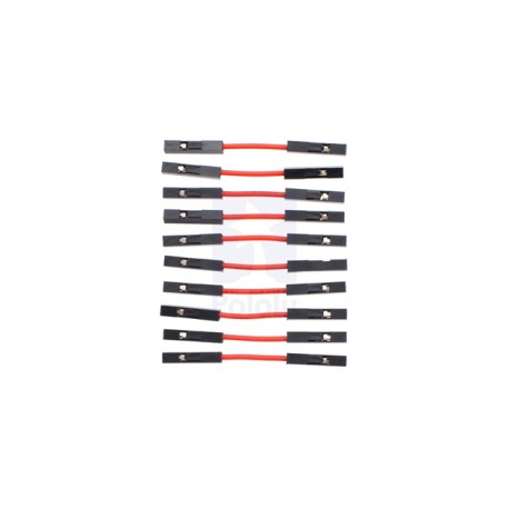 Straps flexibles rouge F/F (2,5 cm)