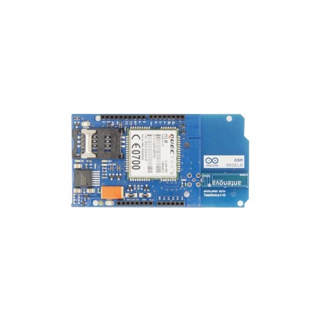 A000043 : Platine GSM Shield (ant. intégrée) pour arduino UNO