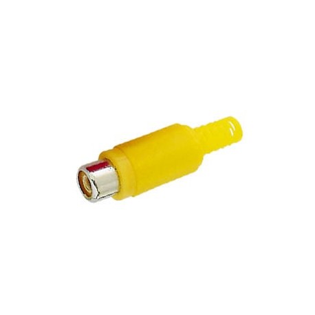 Connecteur RCA femelle (jaune) - 1