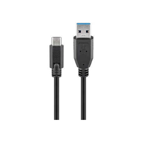 Cordon USB A mâle vers USB-C mâle (1,8m)