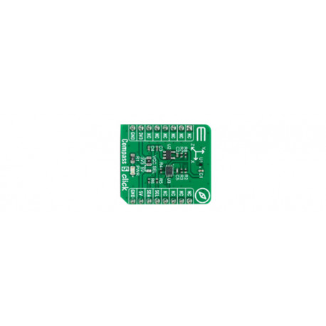 Module boussole 3 axes Compass 5 Click MIKROE-4366