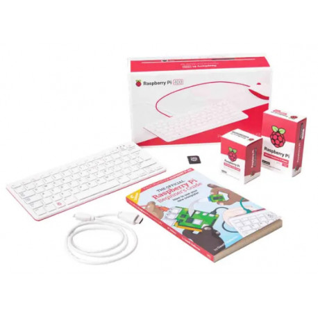 Contenu du kit ordinateur Raspberry Pi 400