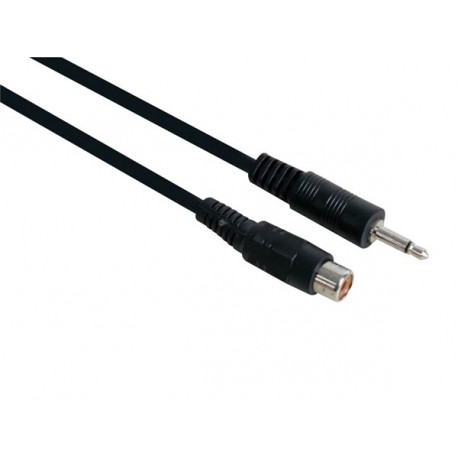 Cordon RCA femelle - jack mono 3,5 mm (1,2m) - 1