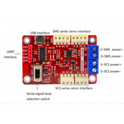 Module de programmation USB et UART pour servo