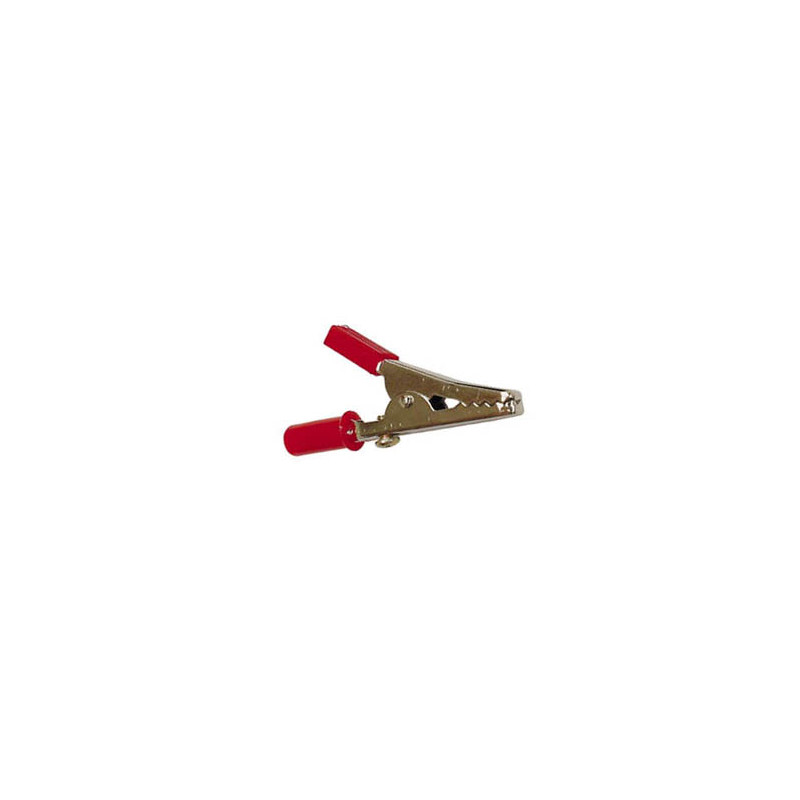 Pinces crocodiles - connecteur femelle 4 mm ( 5 Noir et 5 Rouge