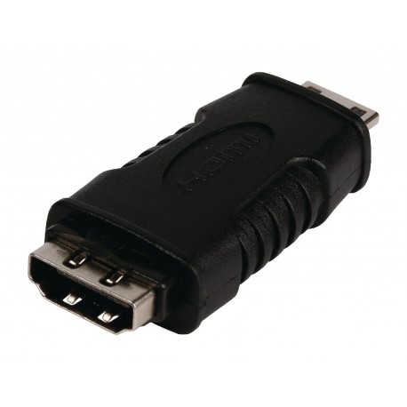 Adaptateur HDMI High Speed avec Ethernet HDMI Mini Mâle - HDMI femelle Noir - 1