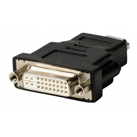Adaptateur HDMI High Speed avec Ethernet Connecteur HDMI - DVI-D 24 + 1 broches Femelle Noir - 1