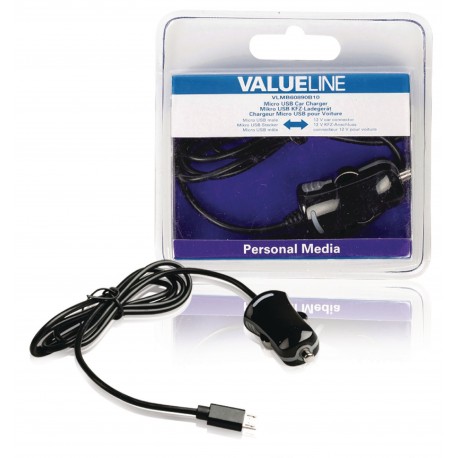 Chargeur de voiture 1-Output 2.1 A Micro USB Noir - 1