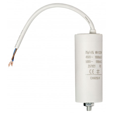 Condensateur 25.0uf / 450 V + cable - 1