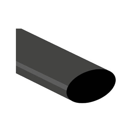 Gaine thermo rétractable 25,4mm (noir) - 1